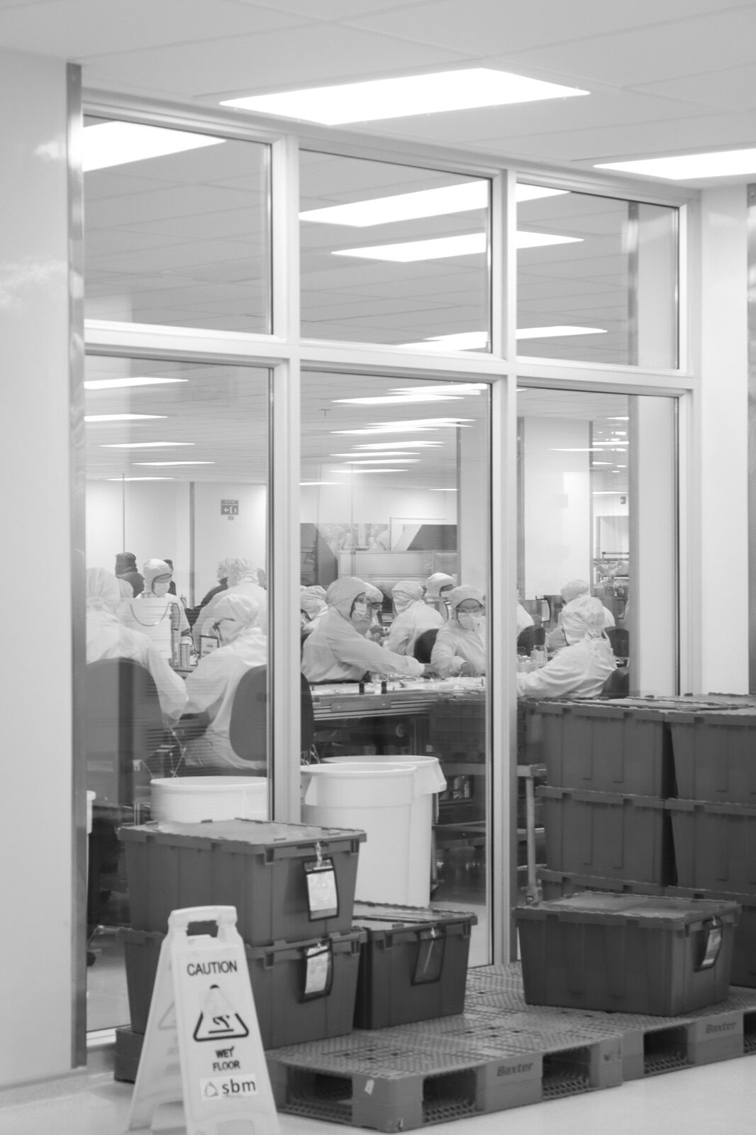 Planta organizada de producción de alimentos y bebidas